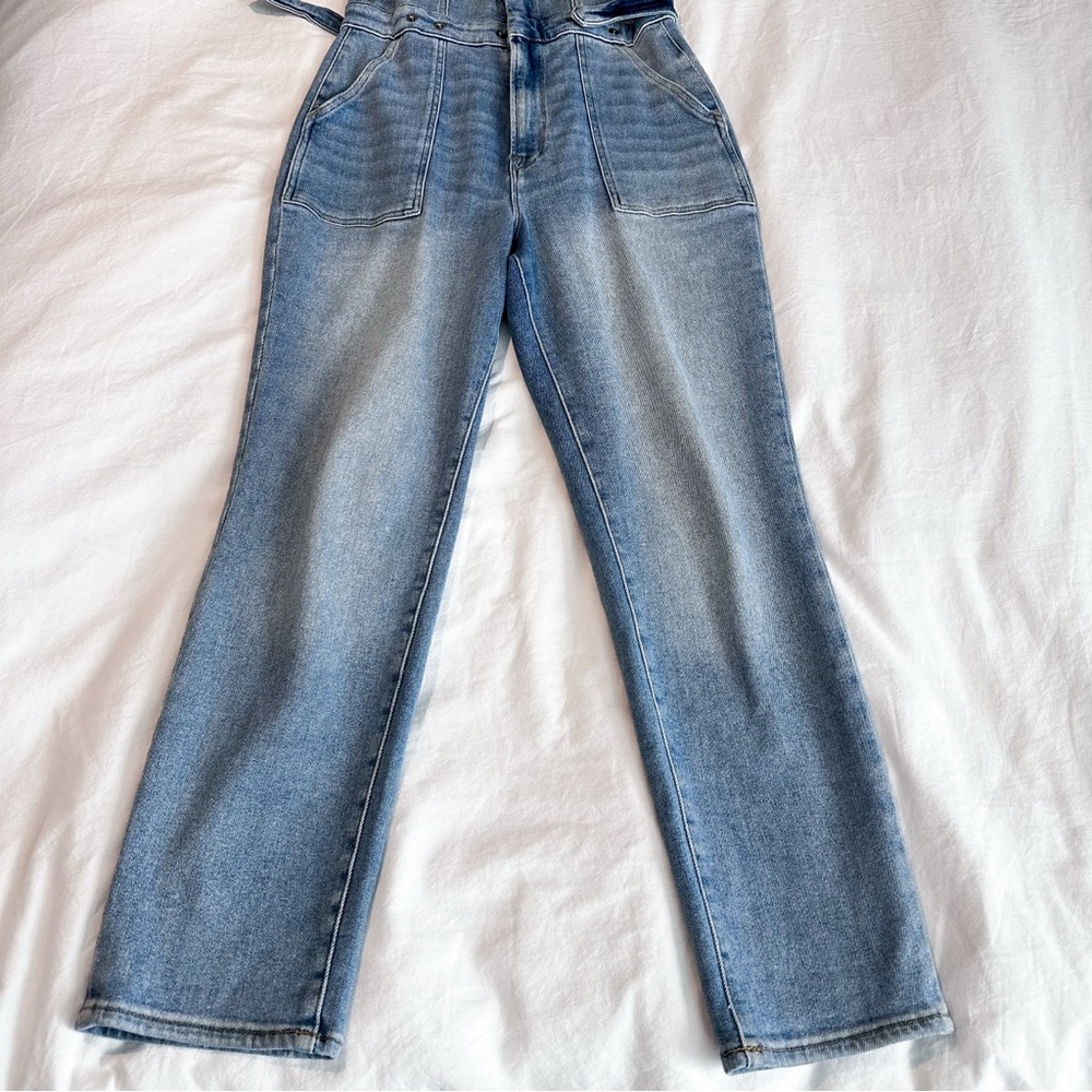 Good America Denim Jumpsuit Blue Flattering - Picture 7 of 8